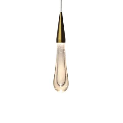 o pendente moderno da bola de vidro da luz de gota da luz do pendente da gota da água ilumina a iluminação moderna da loja da lâmpada de pendente da decoração
