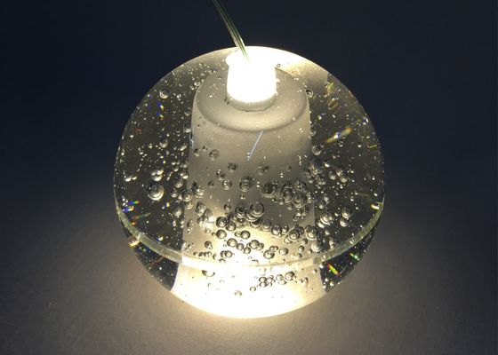 bolha Crystal Ball Pendant Light do diodo emissor de luz da decoração G4 da casa de 10cm/de 20cm