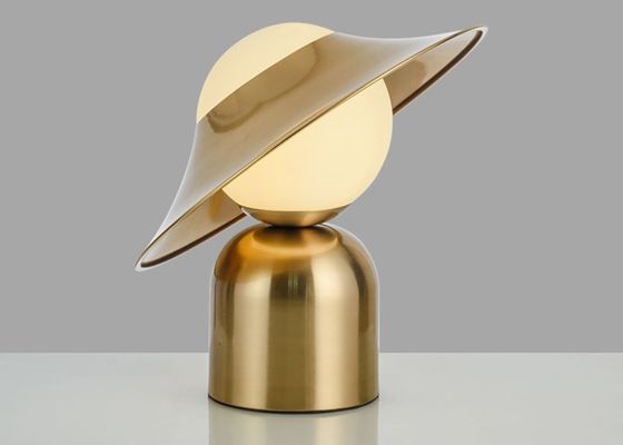 Bola de vidro do chapéu minimalista nórdico dos desenhos animados 3,12 libras de candeeiro de mesa da cabeceira