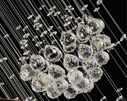O luxo conduziu a decoração de suspensão moderna de Crystal Pendant Light For Home