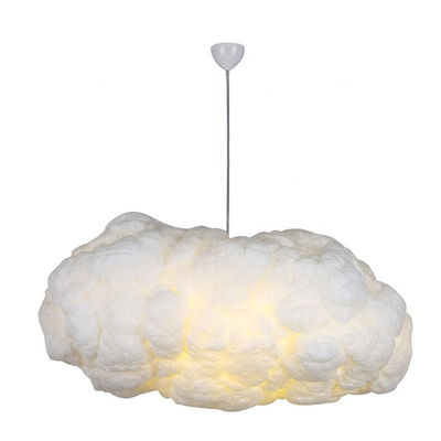 Luzes modernas de flutuação brancas do pendente do diodo emissor de luz da nuvem, candelabros para a sala de visitas