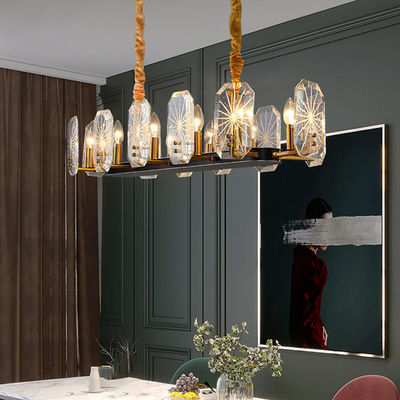 Lâmpada decorativa Crystal Nordic Luxury Chandeliers &amp; luzes do pendente modernas