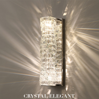 Decoração moderna interna artística AC85V de Crystal Wall Lamp Living Room