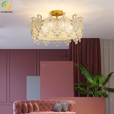 Crystal Pendant Light For Bedroom claro romântico H240mm