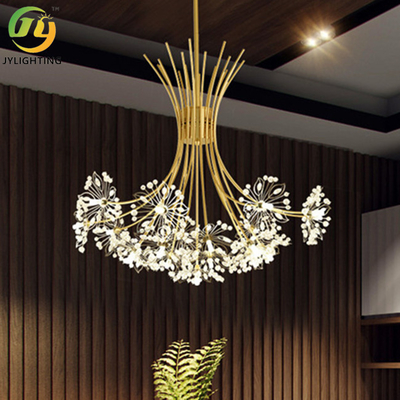 H50cm Cristal LED Pendente Moderno Quarto Hotel