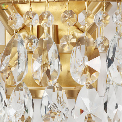 Sala de Crystal Wall Lamp For Living da coroa da cabeceira do quarto decorativa