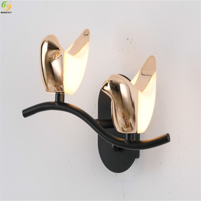Luz moderna do pendente do diodo emissor de luz de Art Baking Paint Gold dos metais acrílicos para a casa/hotel
