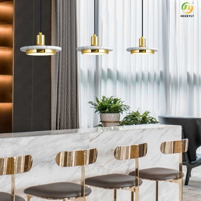 Luz nórdica de cobre do pendente do diodo emissor de luz do ferro tri para o hotel/restaurante