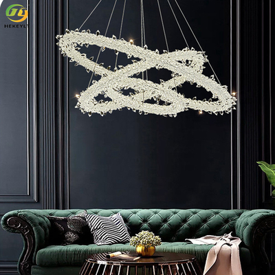 Tira moderna Crystal Pendant Light For Home/hotel/sala de exposições