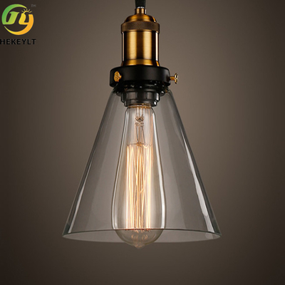 Decoração interna moderna do diodo emissor de luz Amber Glass Pendant Light Fashionable da base do bulbo E26