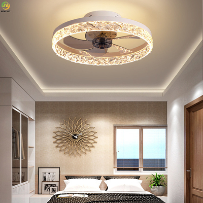 Casa nórdica de cozimento Art Ceiling Fan Light da luz do pendente do diodo emissor de luz da pintura