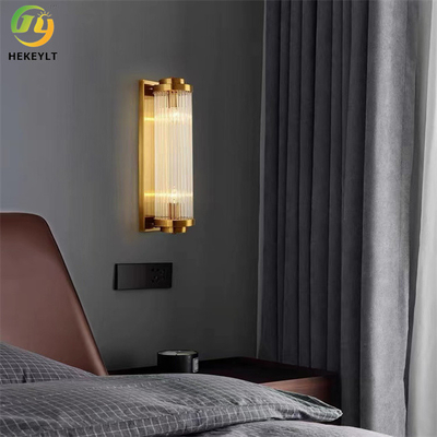 Luz moderna de cristal da parede do diodo emissor de luz do metal E14 luxuosa para residencial