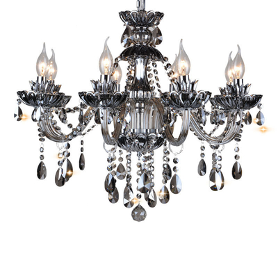 AC85 - fonte luminosa da decoração E14 de 265V Crystal Candle Chandelier For Bedroom