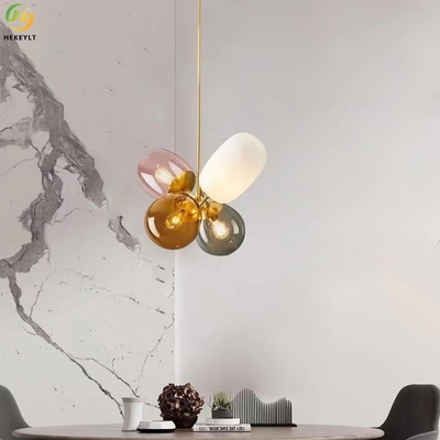 Candelabro de luz pendente decorativo para casa 85V moderno para sala de jantar decoração artística