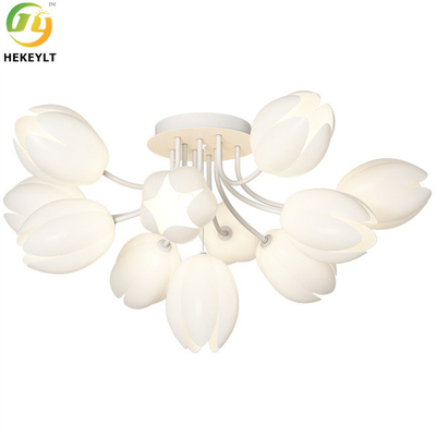Pendente de G9 30W Tulip Flower Shape Minimalist Modern que ilumina a sala de jantar criativa