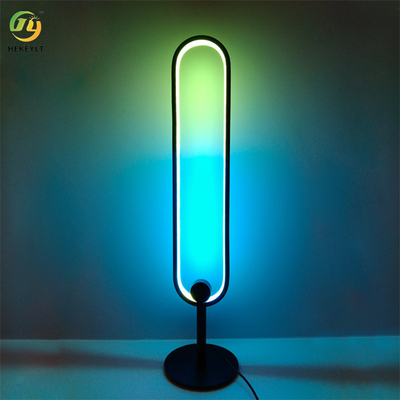 Da atmosfera criativa da personalidade da decoração do candeeiro de mesa luz pequena decorativa conduzida simples da noite do RGB da lâmpada de cabeceira da lâmpada