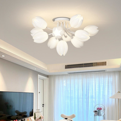 Luz nórdica Hall Main Luxury Lamp do estilo de creme francês minimalista moderno
