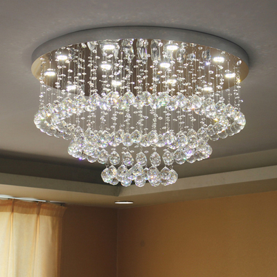 Grande casamento conduzido luxuoso extravagante de Crystal Ceiling Light Live Bedroom
