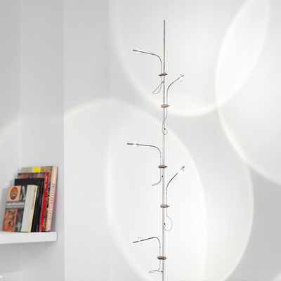 Lâmpada de projeção de vidro decorativa 20*180cm/20*158cm do diodo emissor de luz da lâmpada de assoalho do por do sol do quarto