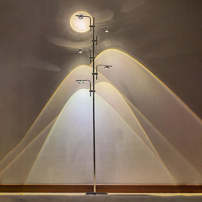Lâmpada de projeção de vidro decorativa 20*180cm/20*158cm do diodo emissor de luz da lâmpada de assoalho do por do sol do quarto