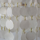 Crystal Wall Lamp Natural Shells interno moderno decorativo