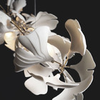 Candelabro decorativo de cobre da flor de Biloba da nogueira-do-Japão do candelabro do diodo emissor de luz