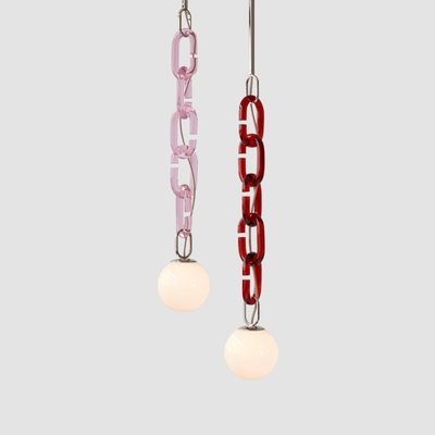 Moderno nórdico Globo de vidro simples Lâmpadas criativas para roupas loja de roupas Sala de jantar