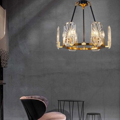 Lâmpada decorativa Crystal Nordic Luxury Chandeliers &amp; luzes do pendente modernas