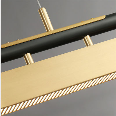 Luz moderna do pendente do preto de cobre minimalista da pérola com 3heads