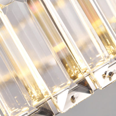 Corrosão residencial de Crystal Modern Pendant Light 265v do ouro do titânio anti