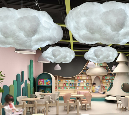 Lâmpada de Creative Cloud do jardim de infância dos candelabros da nuvem do diodo emissor de luz do quarto das crianças