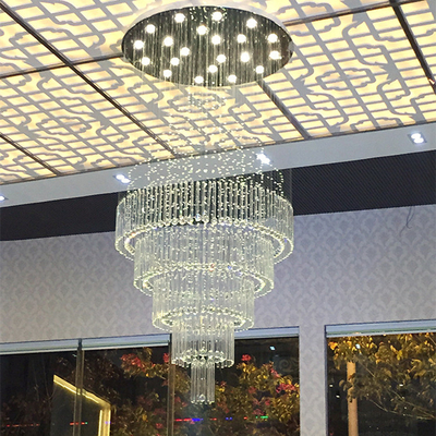 Casamento Crystal Pendant Light Fashionable luxuoso RA80 dos hotéis