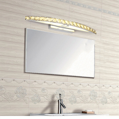O banheiro residencial do casamento conduziu Crystal Mirror Lamp AC265V