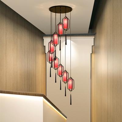 Sala de visitas de Nodic Art Modern Pendant Light For de pano do ferro grande