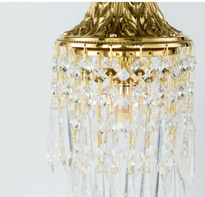 Pendente moderno da forma que ilumina o quarto de Crystal Glass Hanging Bedside Luxury