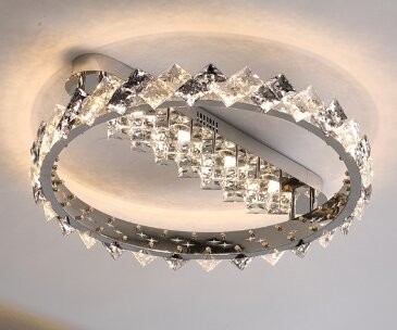 Estilo moderno luxuoso de Crystal Body da luz de teto do diodo emissor de luz do projeto bonito da decoração do casamento