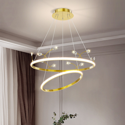 Fantasia Crystal Pendant Light Apartment Decorative moderno do diodo emissor de luz Epistar