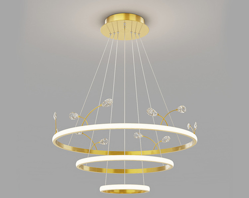 Fantasia Crystal Pendant Light Apartment Decorative moderno do diodo emissor de luz Epistar