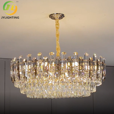 Brilho extravagante Crystal Pendant Light Bedroom Interior H45cm